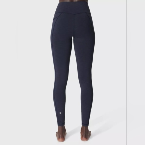 SWEATY BETTY The Super Sculpt 7/8 Yoga Leggings in Grey/Black SzSmall - Picture 6 of 8